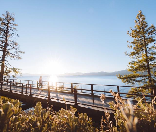 Hiking trail through Lake Tahoe