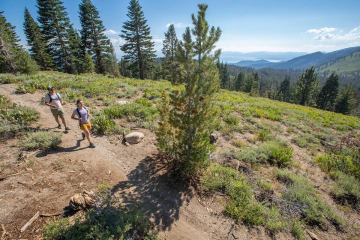 Lake Tahoe hiking for two people