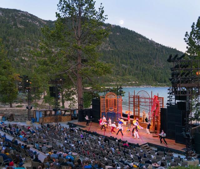 Play on stage at Lake Tahoe Shakespeare Festival.