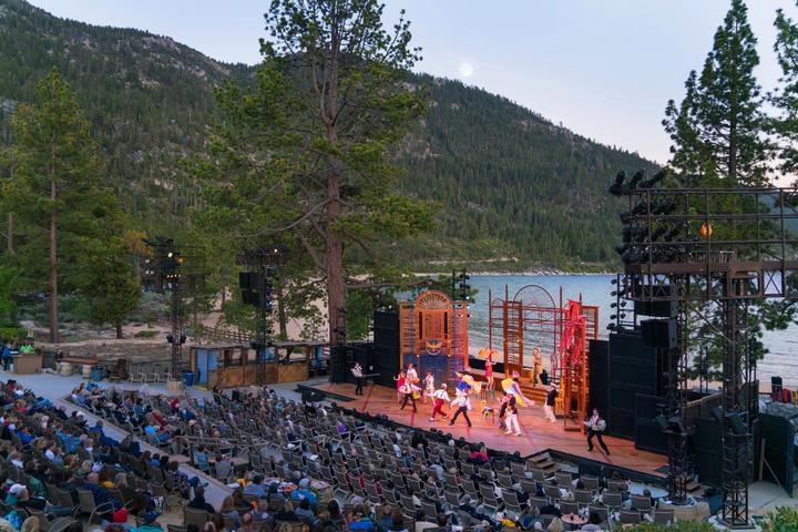 Play on stage at Lake Tahoe Shakespeare Festival.