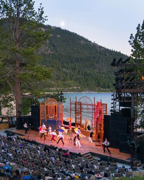 Play on stage at Lake Tahoe Shakespeare Festival.