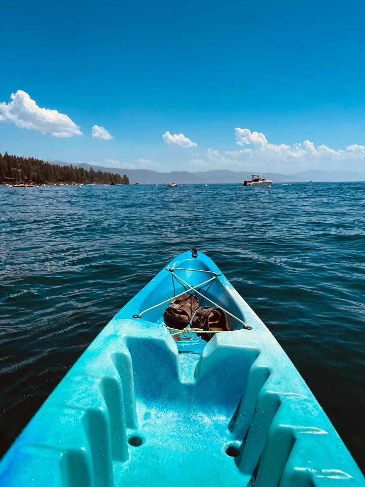 Kayaking Lake Tahoe