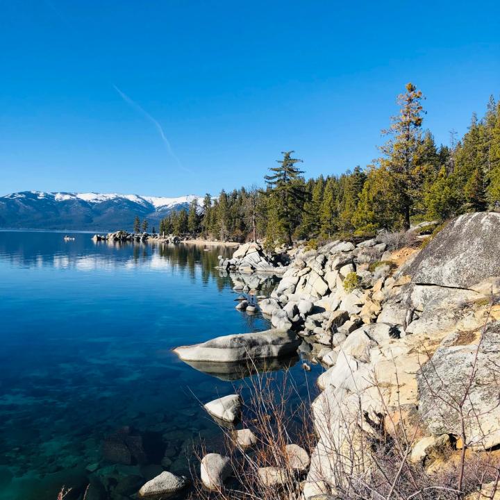 Lake Tahoe's east shore