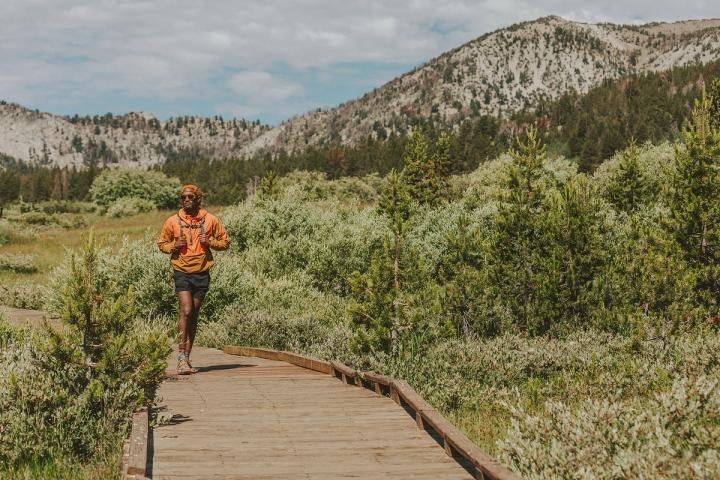 Hiker in North Lake Tahoe