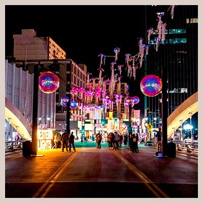 LIGHTING UP DOWNTOWN