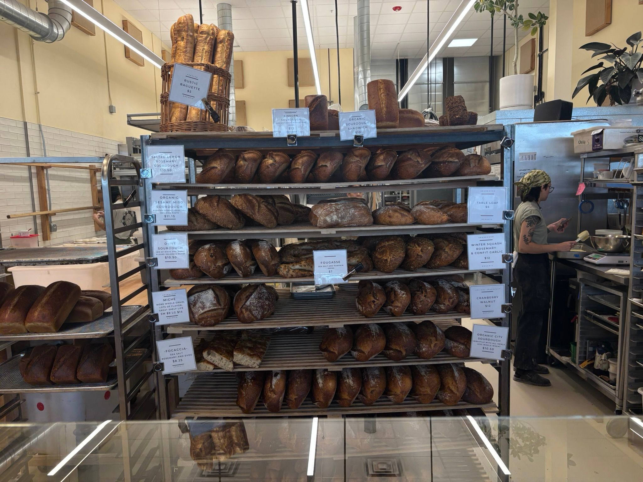 Fresh bread at Beloved's Bakery and Cafe