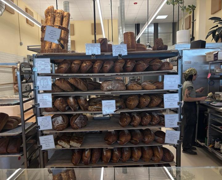 Fresh bread at Beloved's Bakery and Cafe