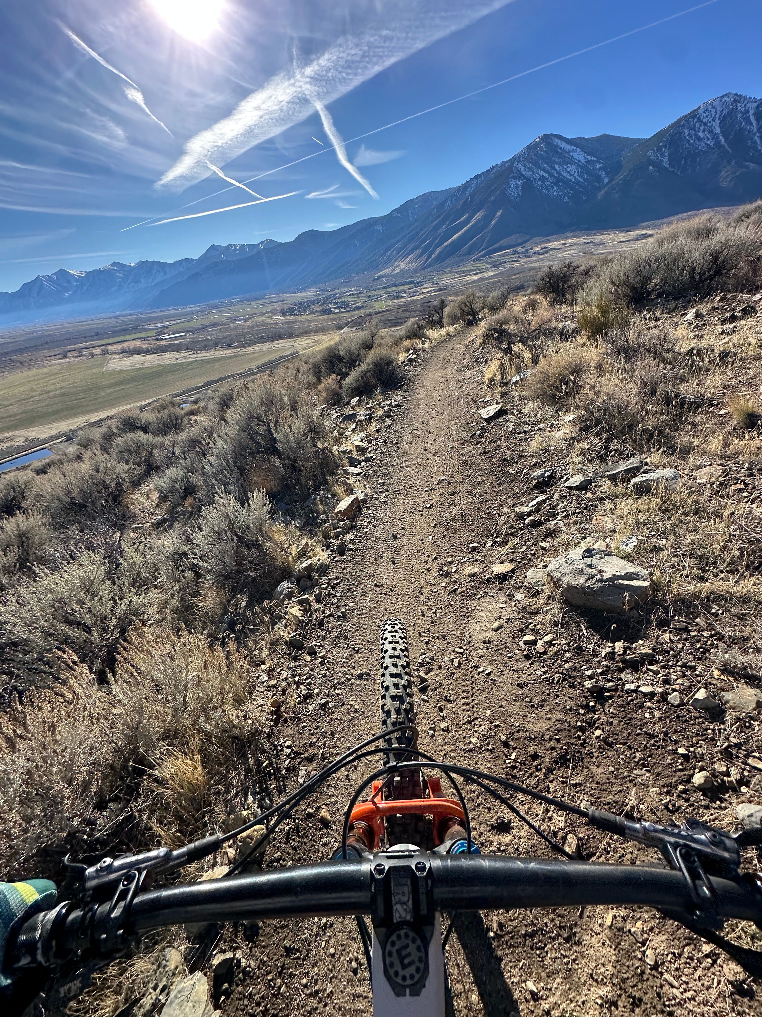 Mountain biking at Jacks Valley, Carson City