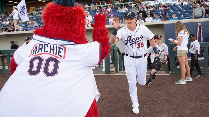 Reno Ace's baseball player and mascot