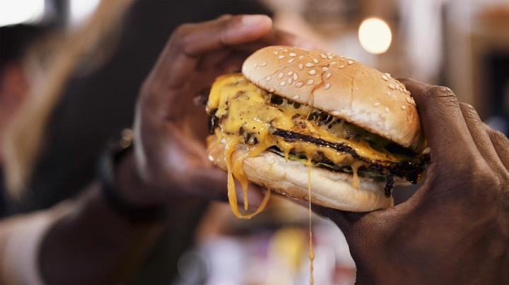 Cheeseburger from Inclined Burgers & Brews, a Lake Tahoe restaurant