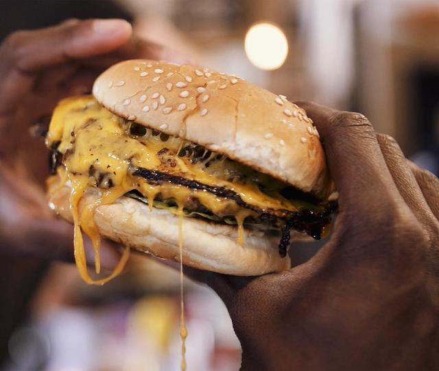 Cheeseburger from Inclined Burgers & Brews, a Lake Tahoe restaurant