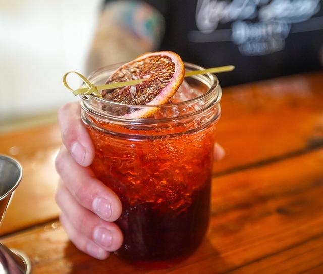 Cocktail from a restaurant in Reno Tahoe