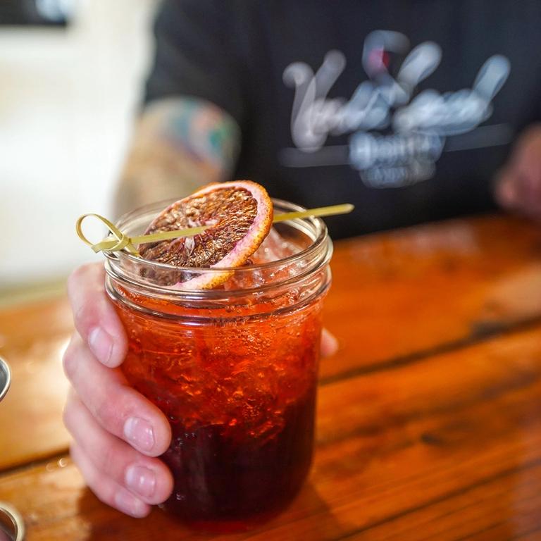 Cocktail from a restaurant in Reno Tahoe