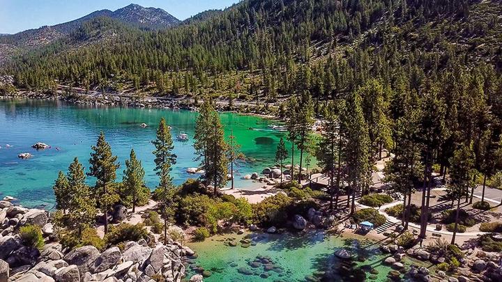 View Sand Harbor Beach Lake Tahoe