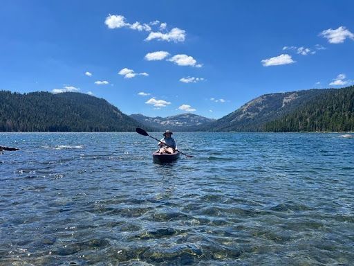 Kayaking at Independence Lake