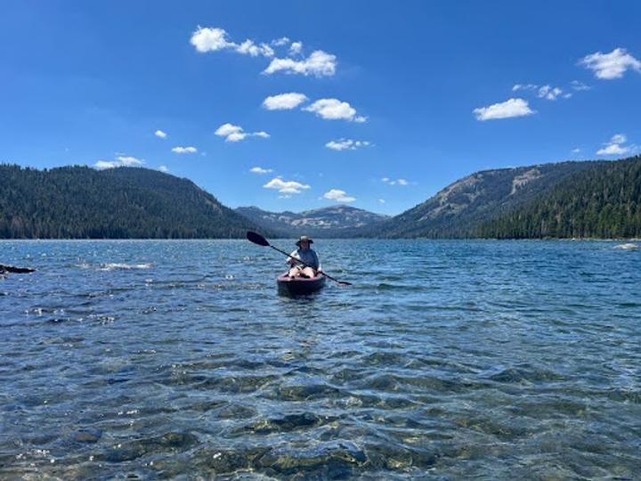 Kayaking at Independence Lake