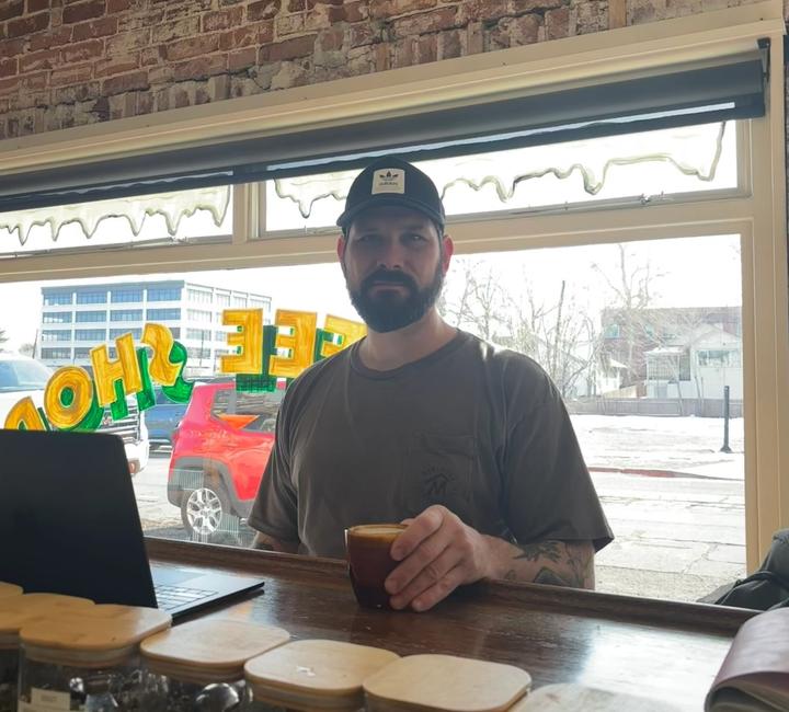 Jason Bailey at Chrome Coffee Works