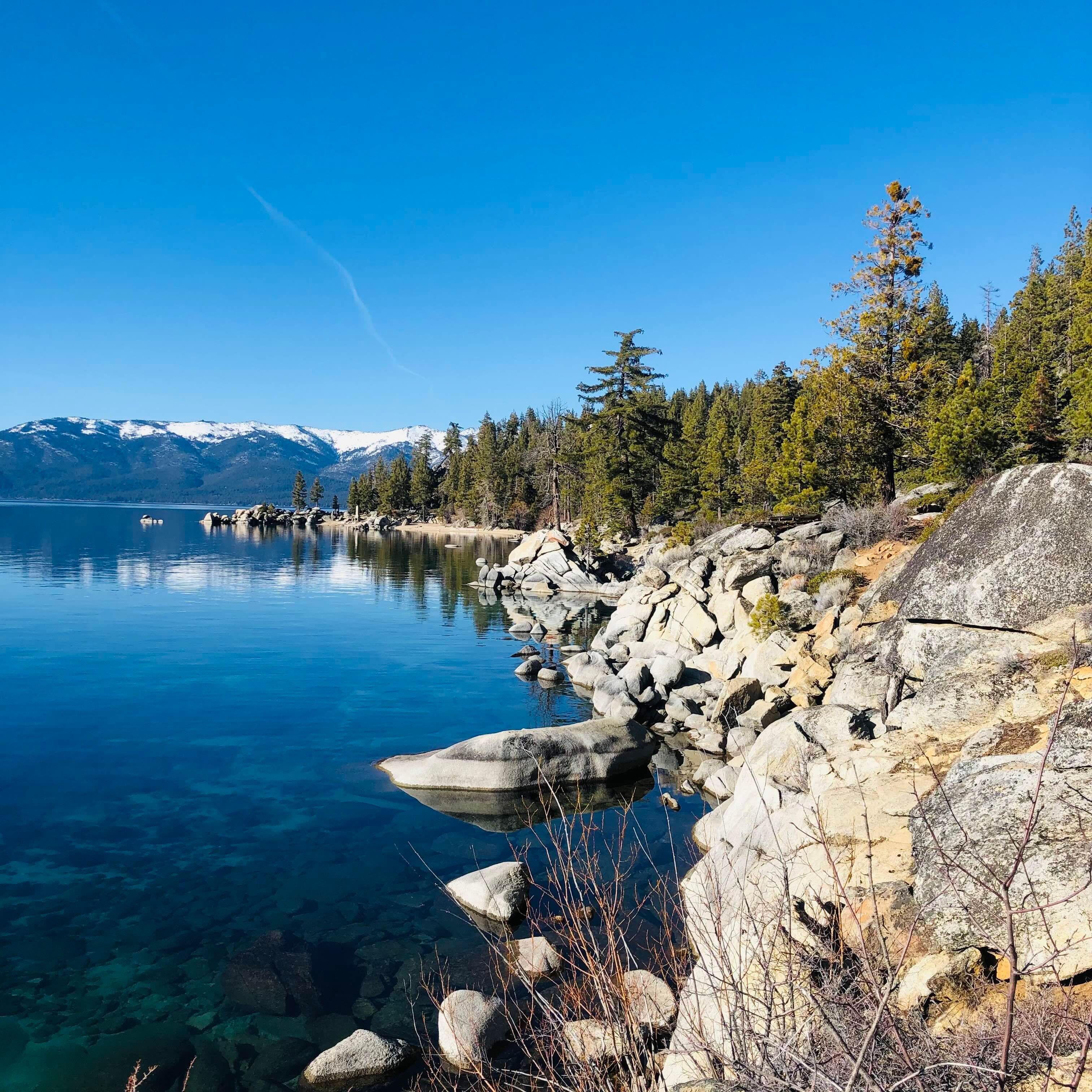 Lake Tahoe's east shore