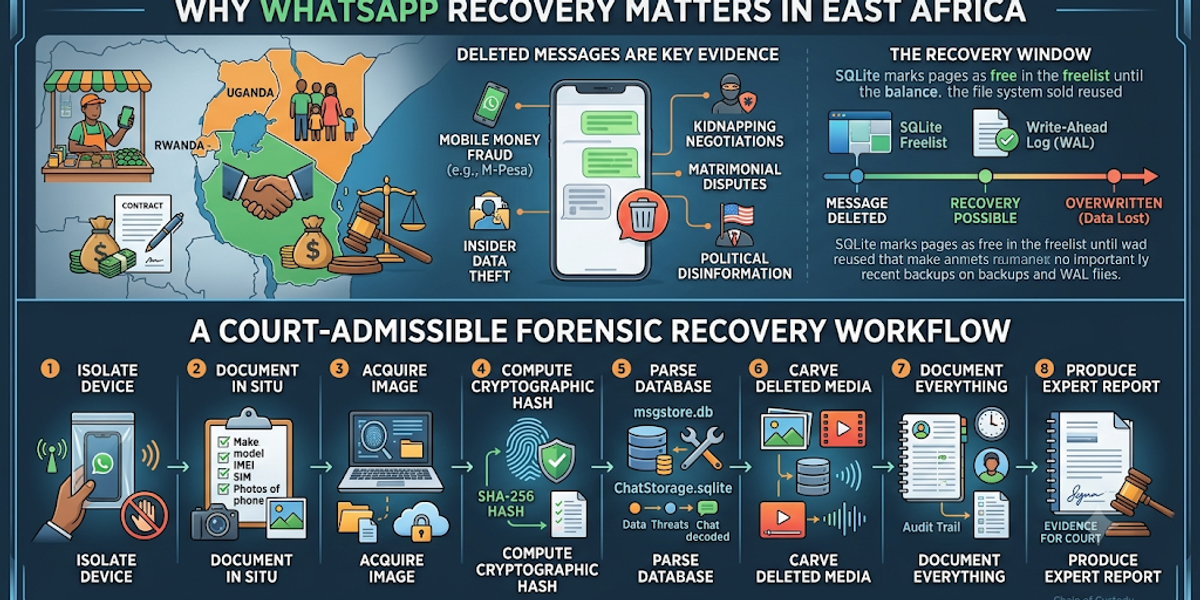 How to Forensically Recover Deleted WhatsApp Messages on Android & iOS