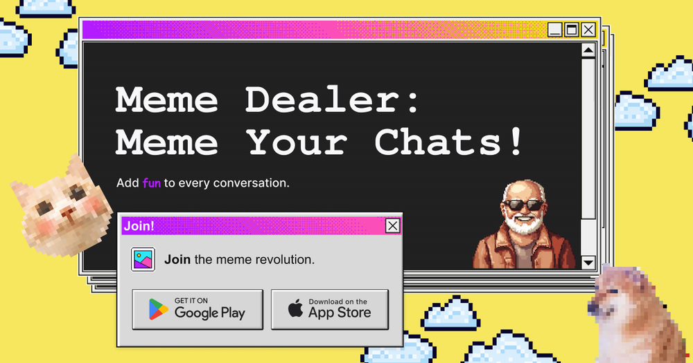 Screenshot of Meme Dealer