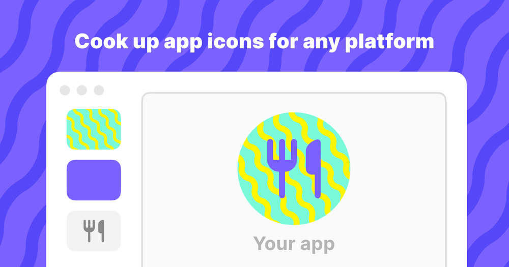 Screenshot of IconKitchen