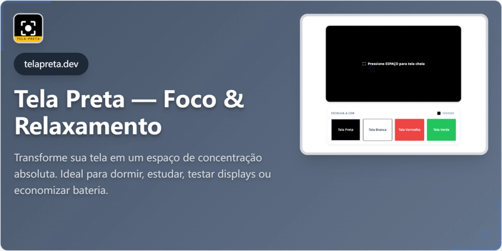 Screenshot of Tela Preta