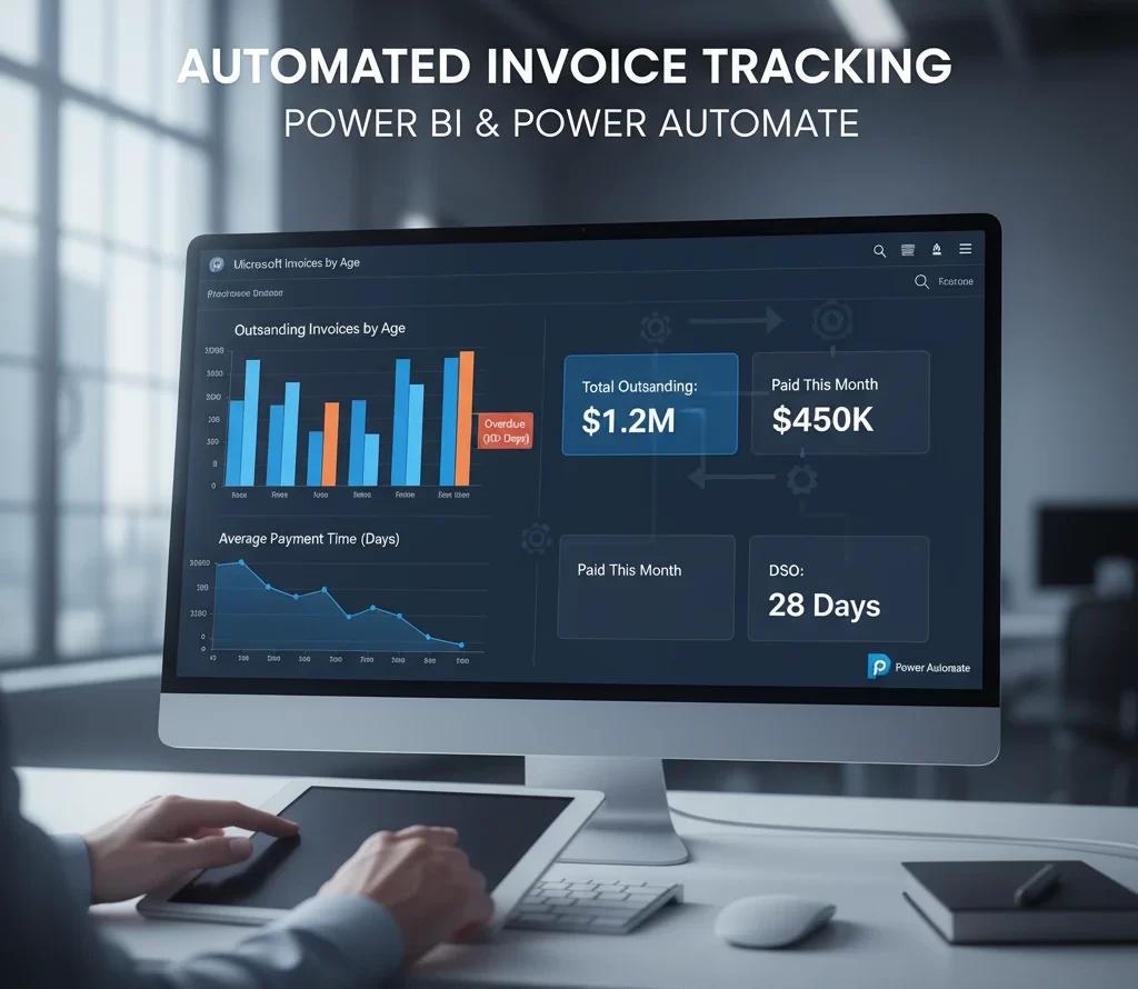 Automated Invoice Tracking with Power BI & Power Automate to Improve Cash Flow