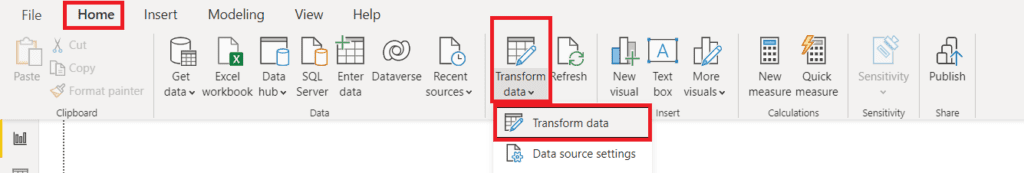 Transform Data