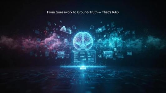 From Guesswork to Ground-Truth: Understanding Retrieval-Augmented Generation (RAG) - AI blog post cover image