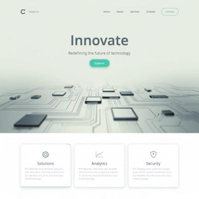 Dynamic Minimal Website