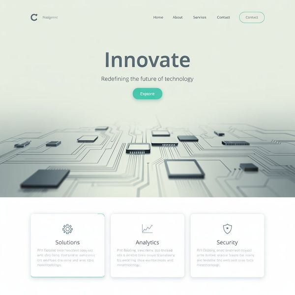 Dynamic Minimal Website