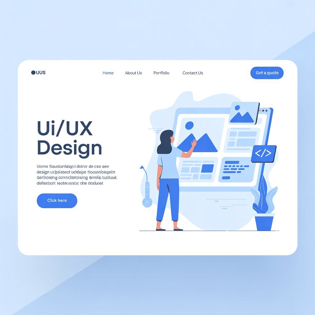 UI/UX Minimal Website