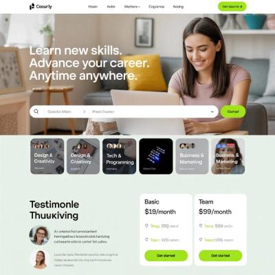 UI/UX Standard Website