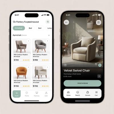 E-Commerce Minimal Mobile App