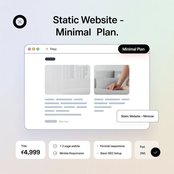 Static Minimal Website 