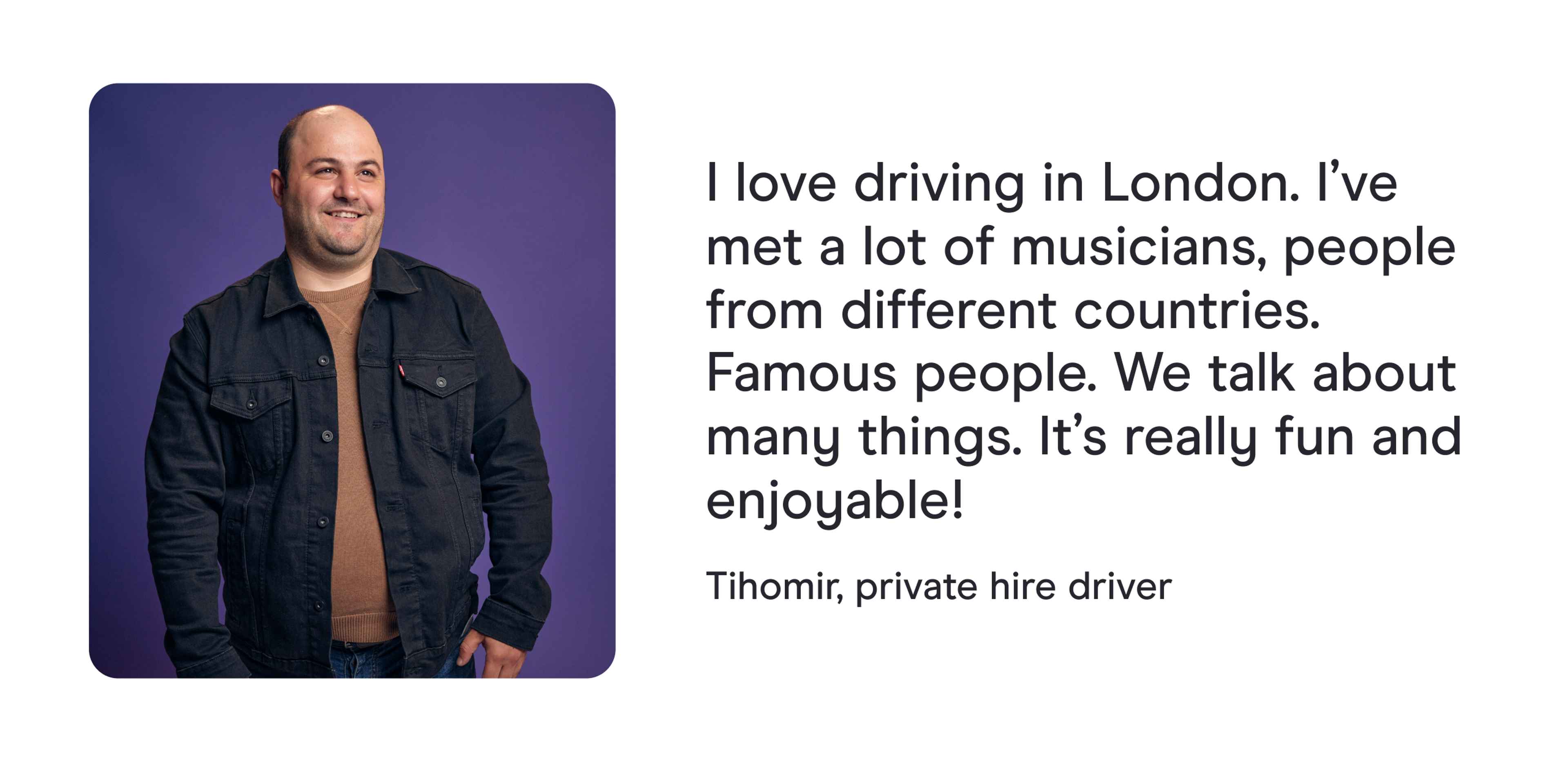  Zego customer stories: Tihomir, private hire driver