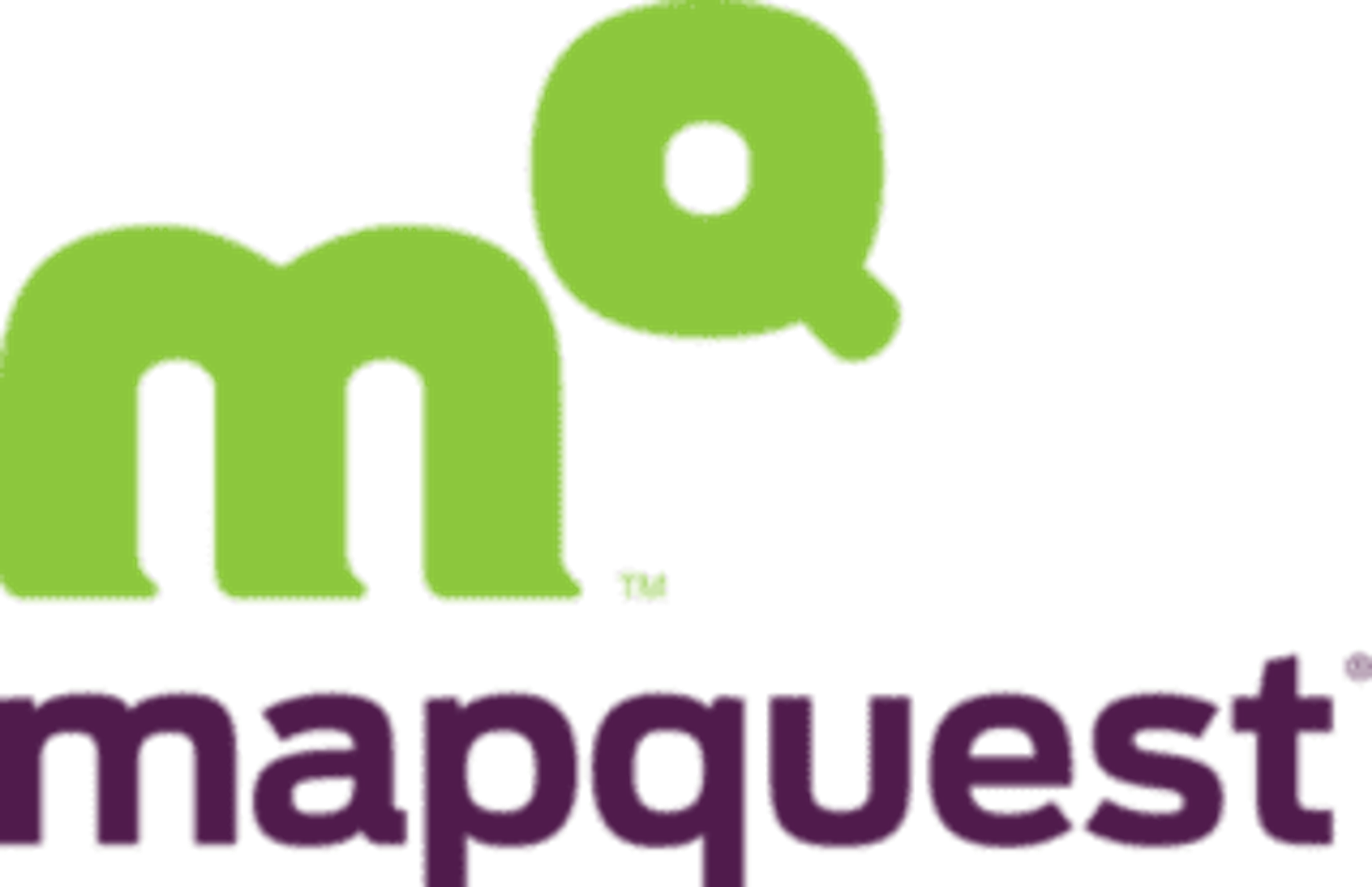 map quest logo for delivery route planning app