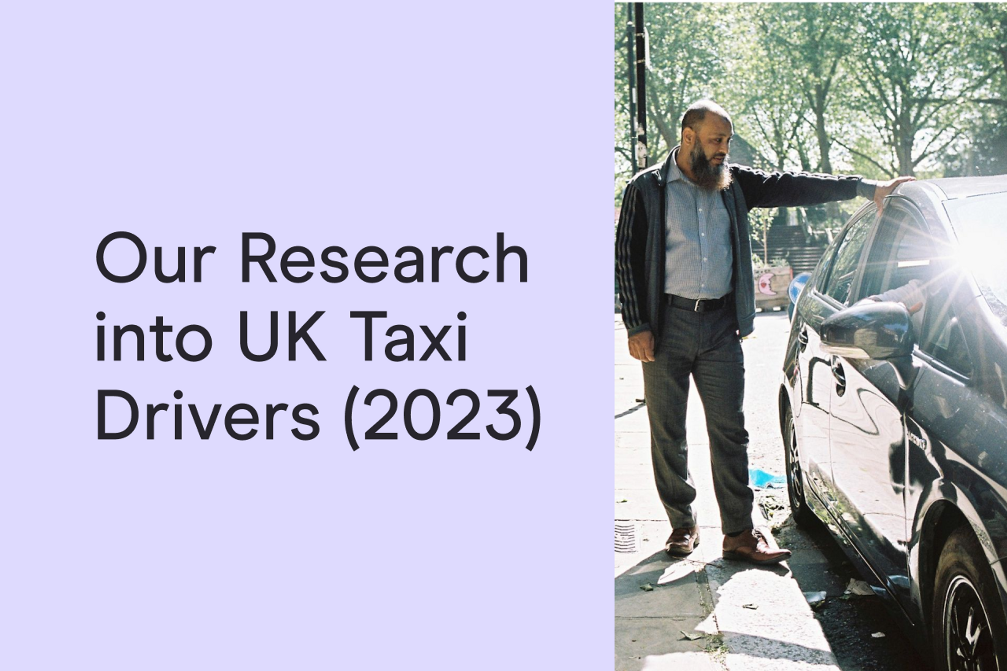 Our Research into UK Taxi Drivers (2023)