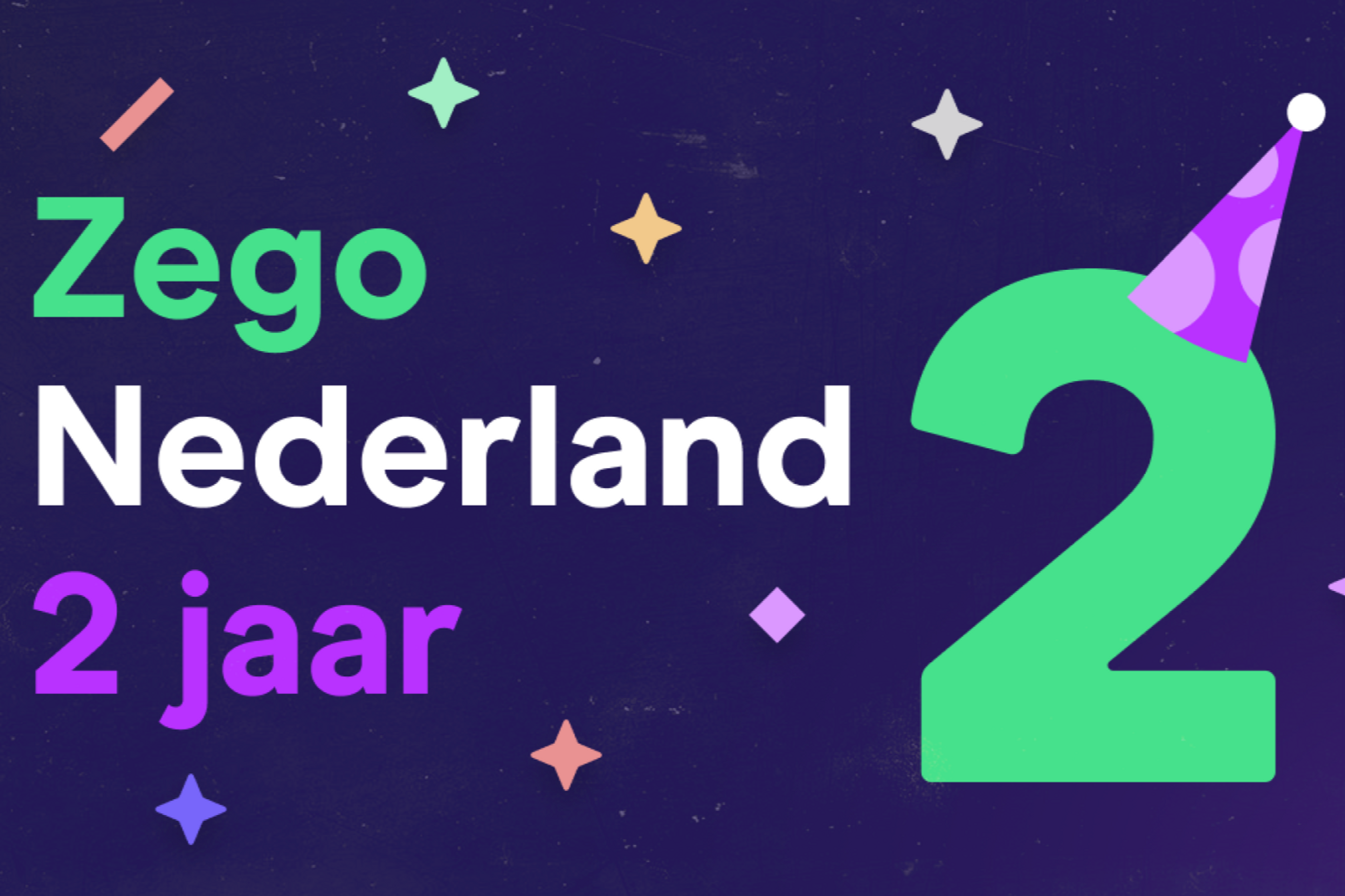 Zego Nederland 2 jaar! 