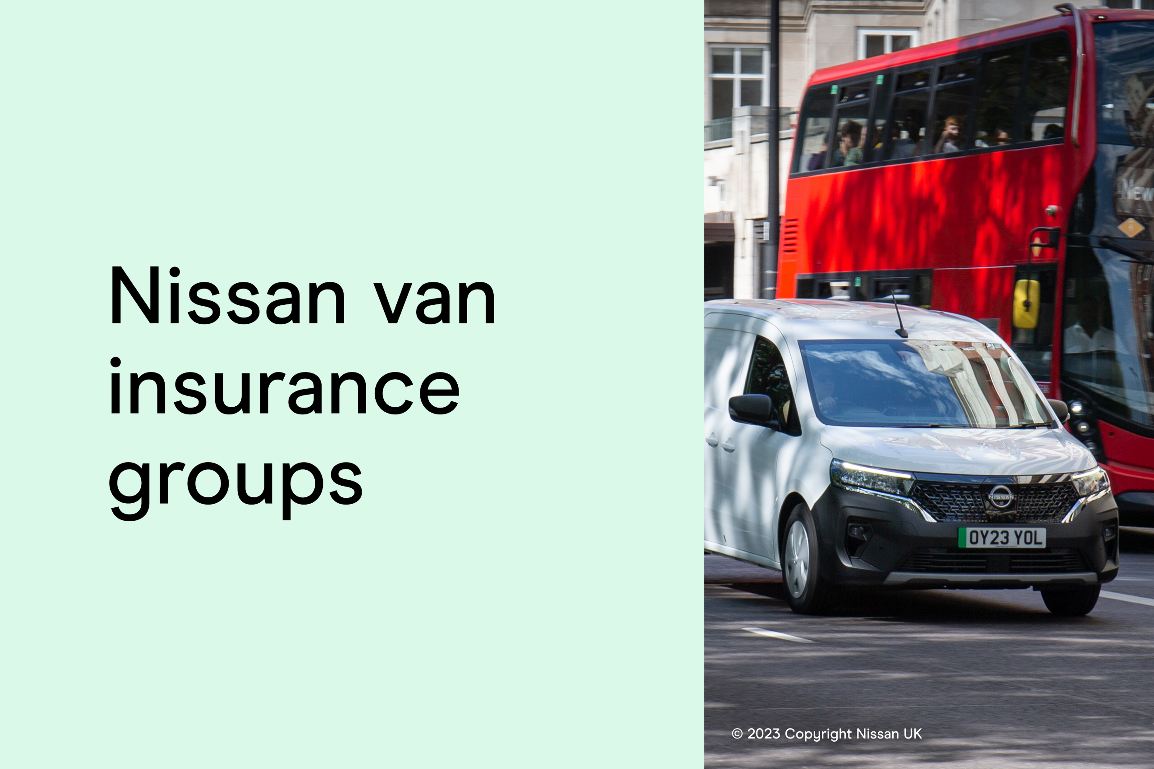 Nissan van insurance groups