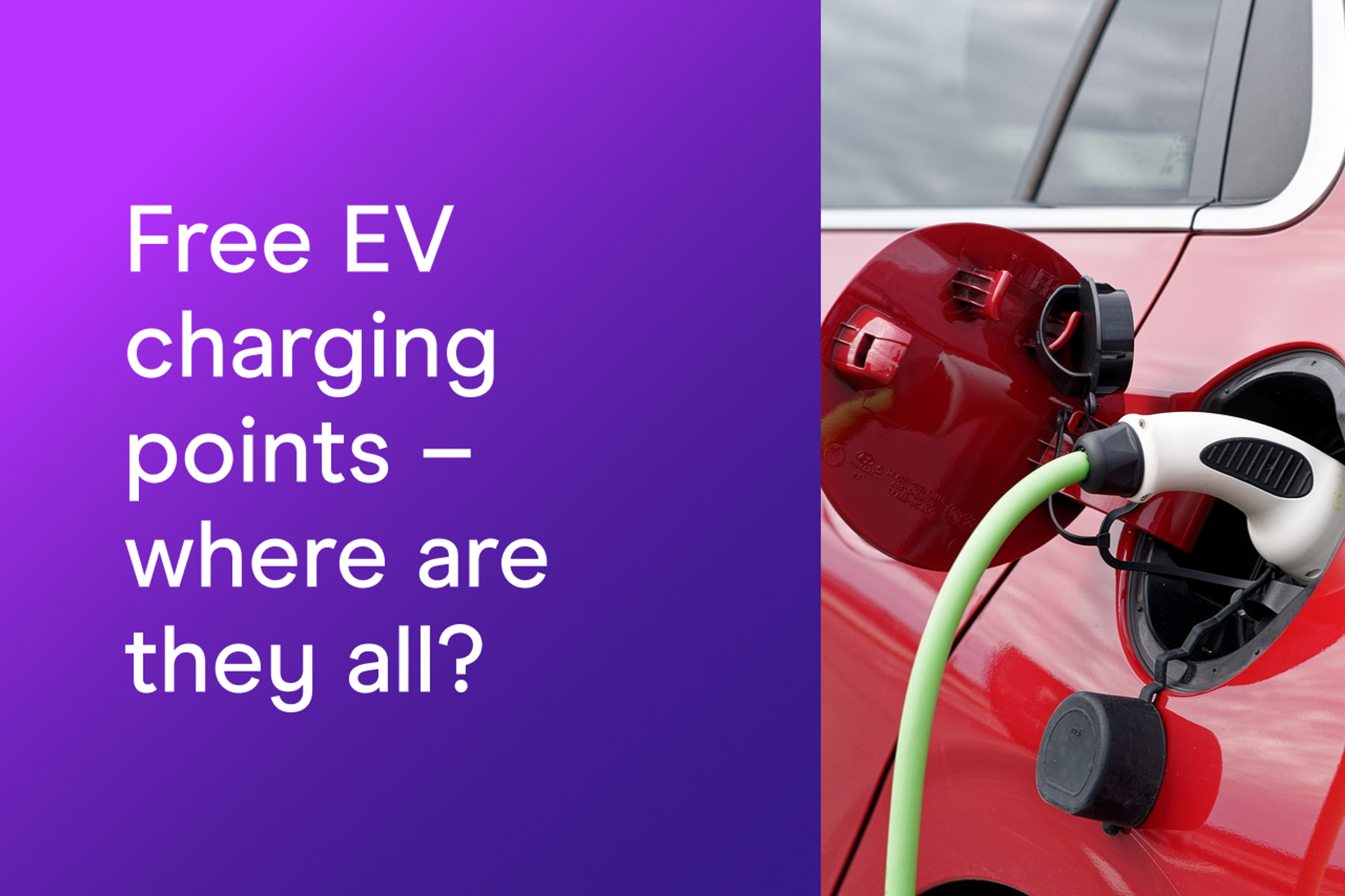 free EV charging points. Where are they all?