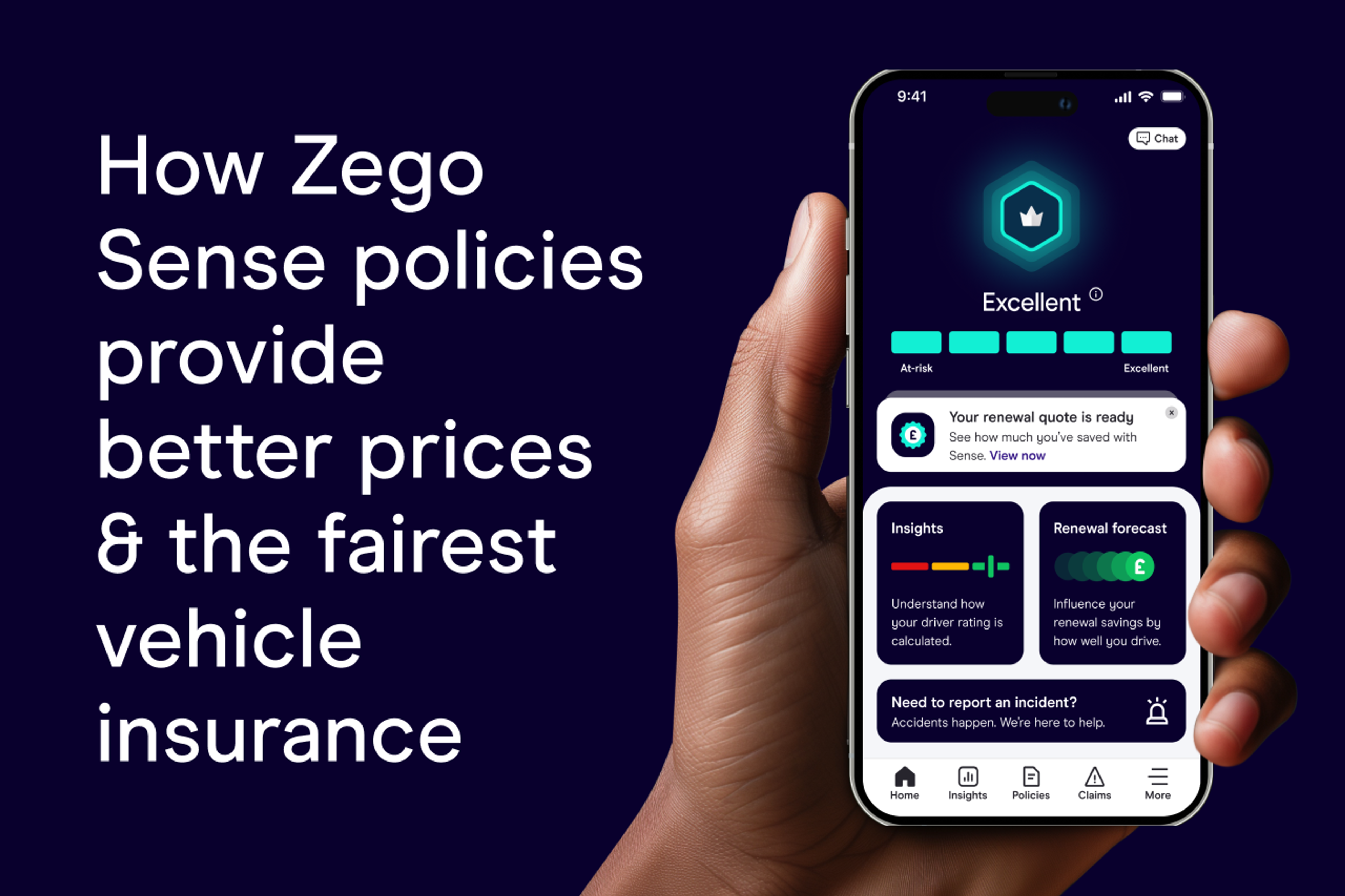 How Zego Sense policies provide better prices & the fairest vehicle insurance