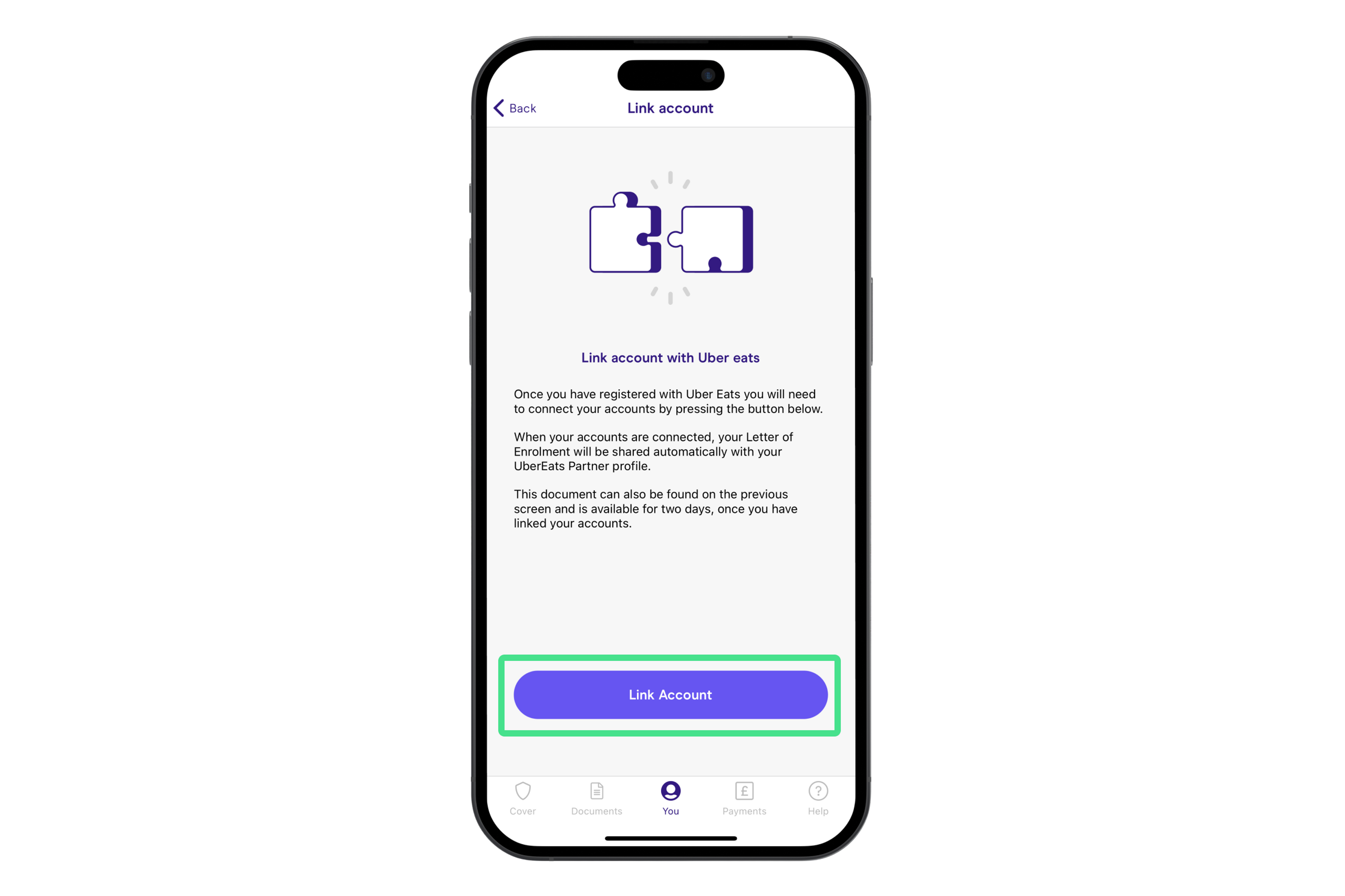 Image of the Zego Delivery app