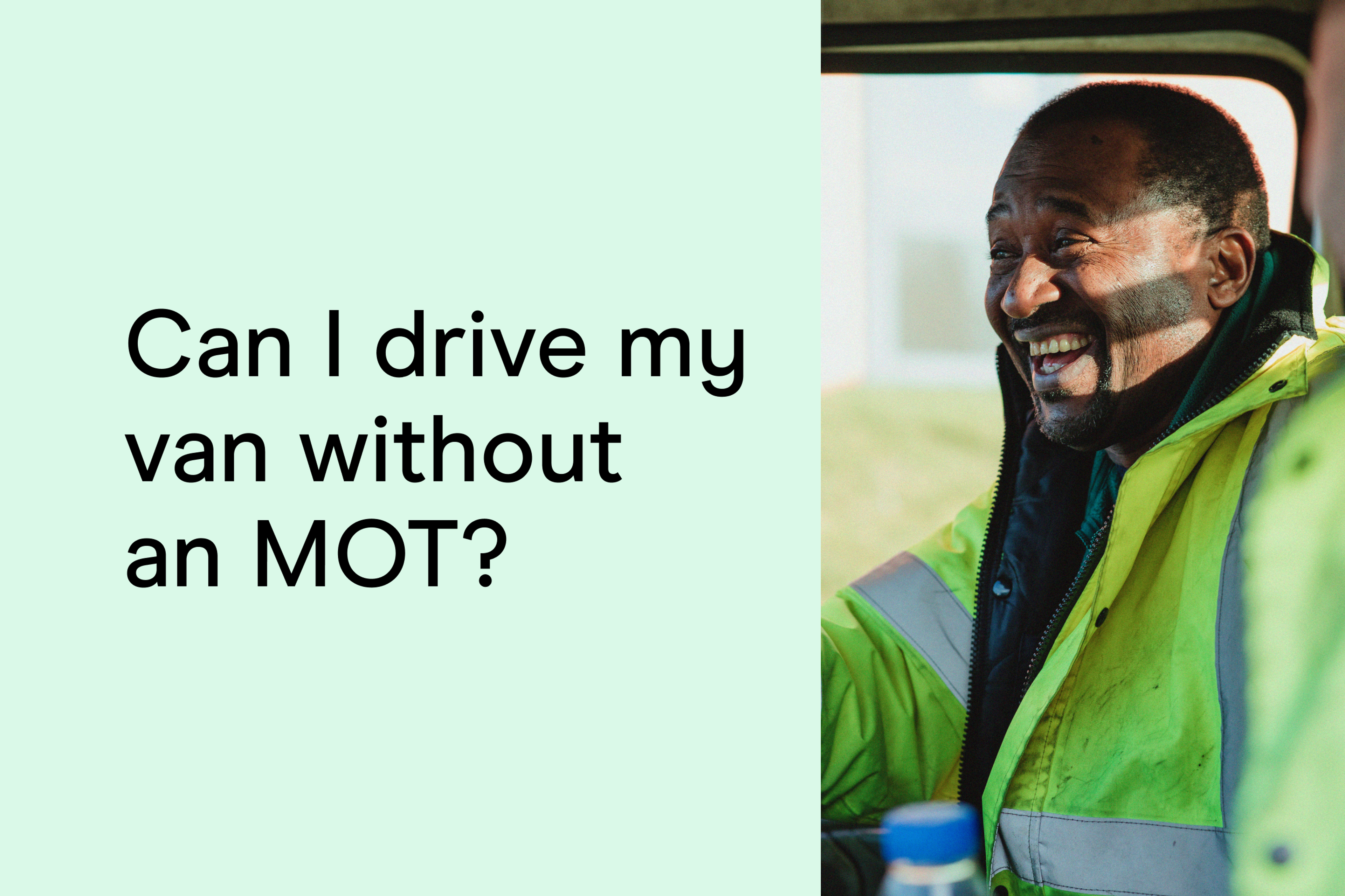 Can I drive my van without an MOT?