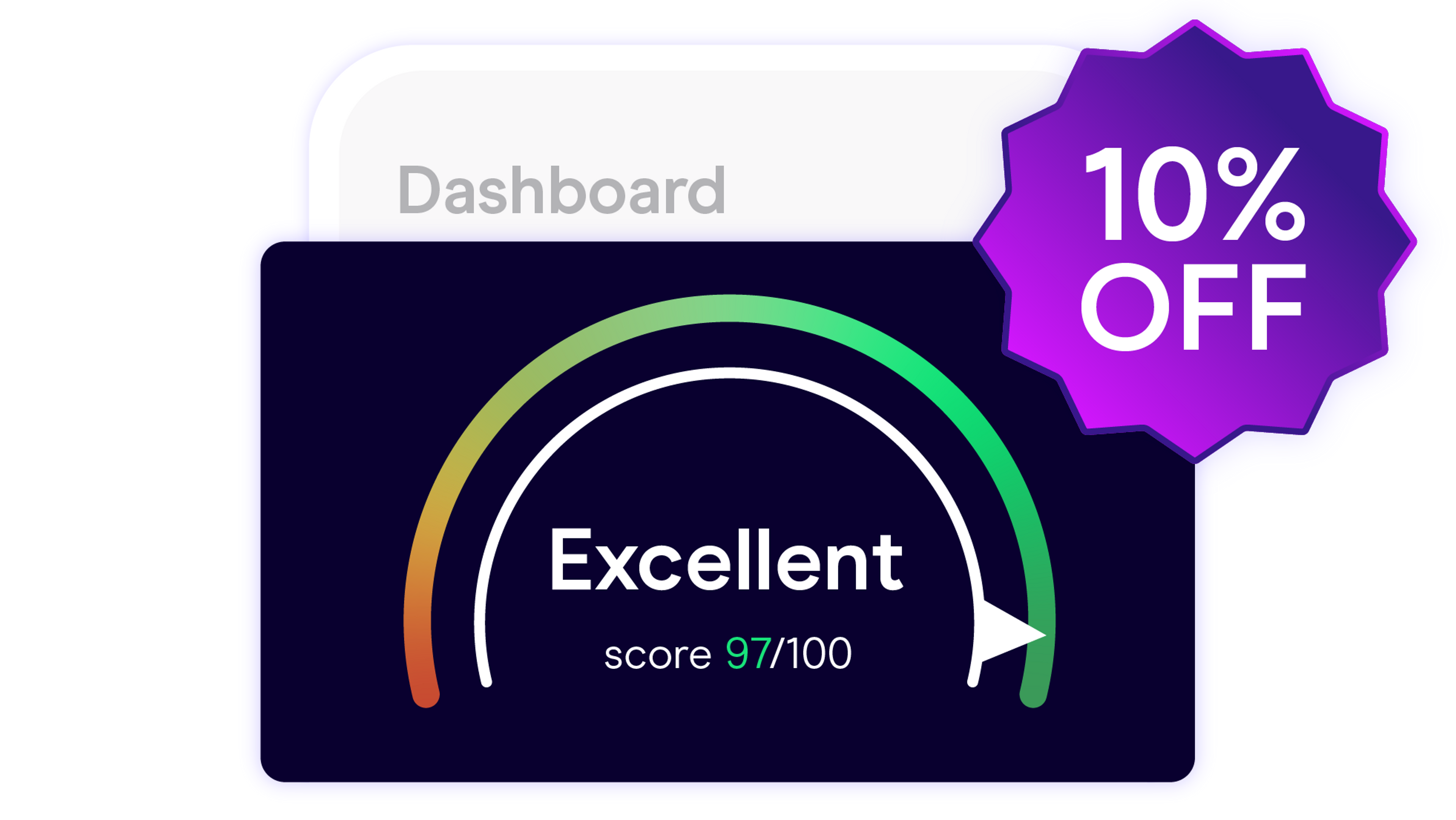 Sense app showing driver score and 10% discount