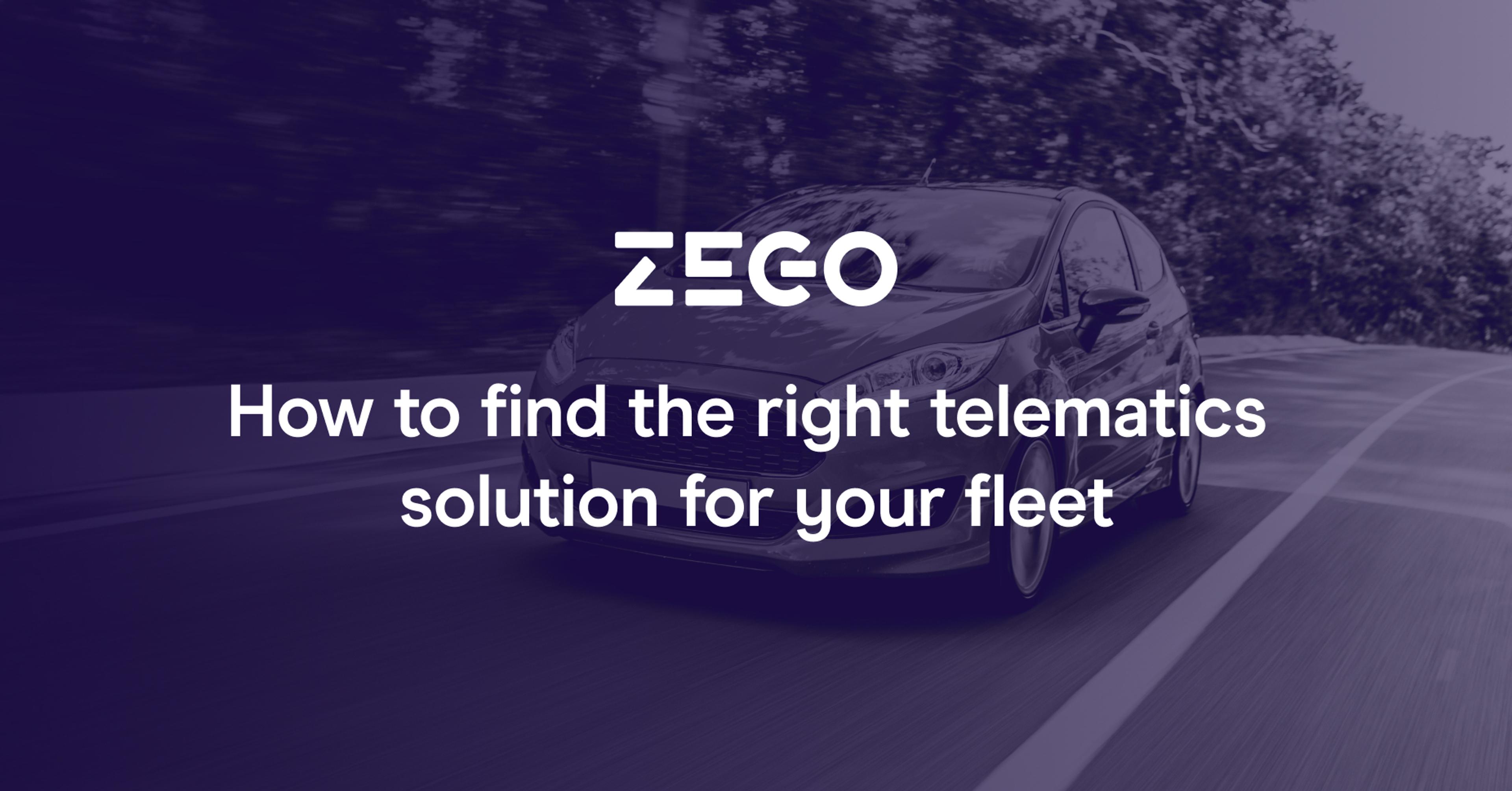 How to find the right telematics solution for your fleet