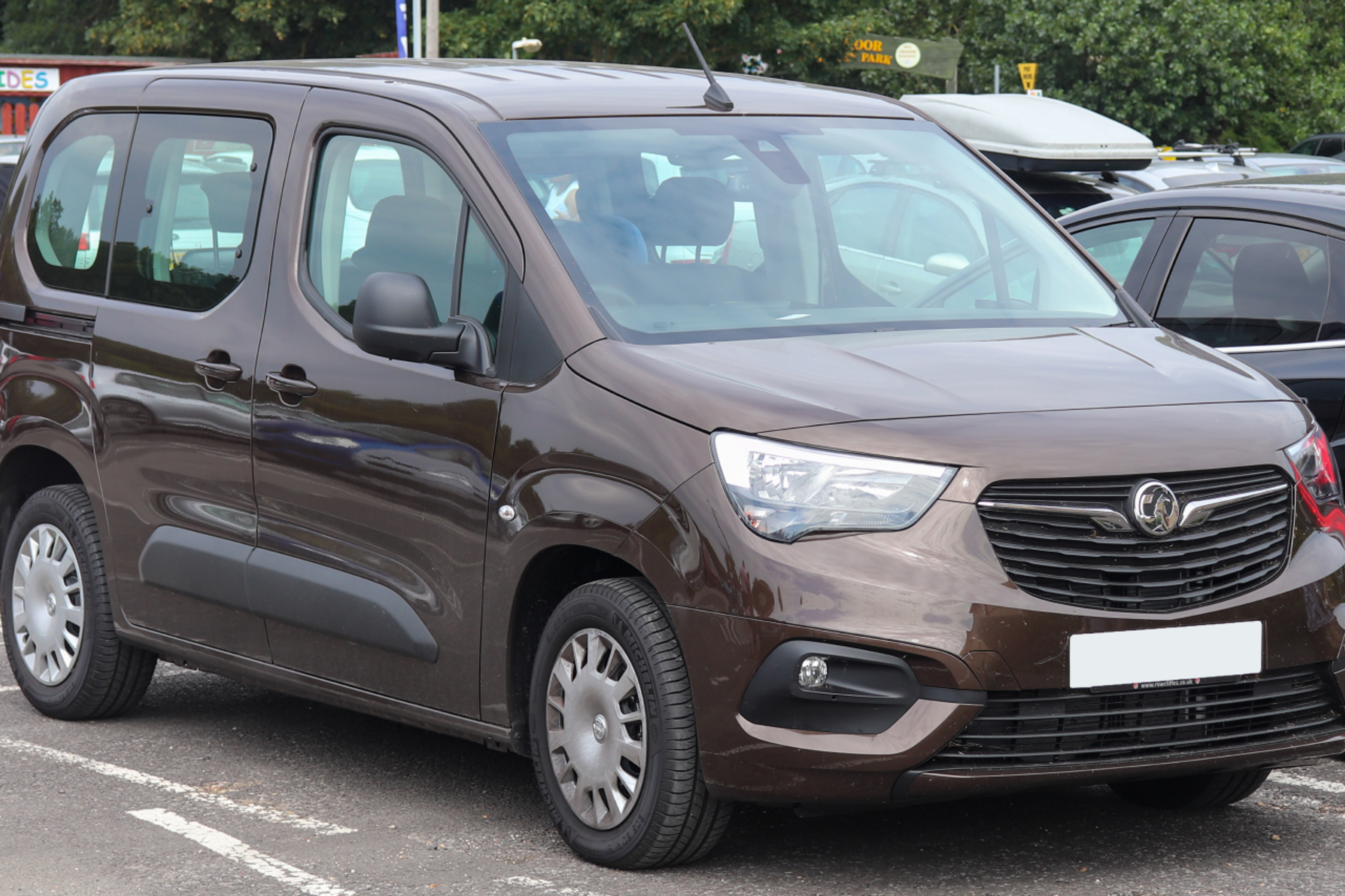 brown Vauxhall Combo Life