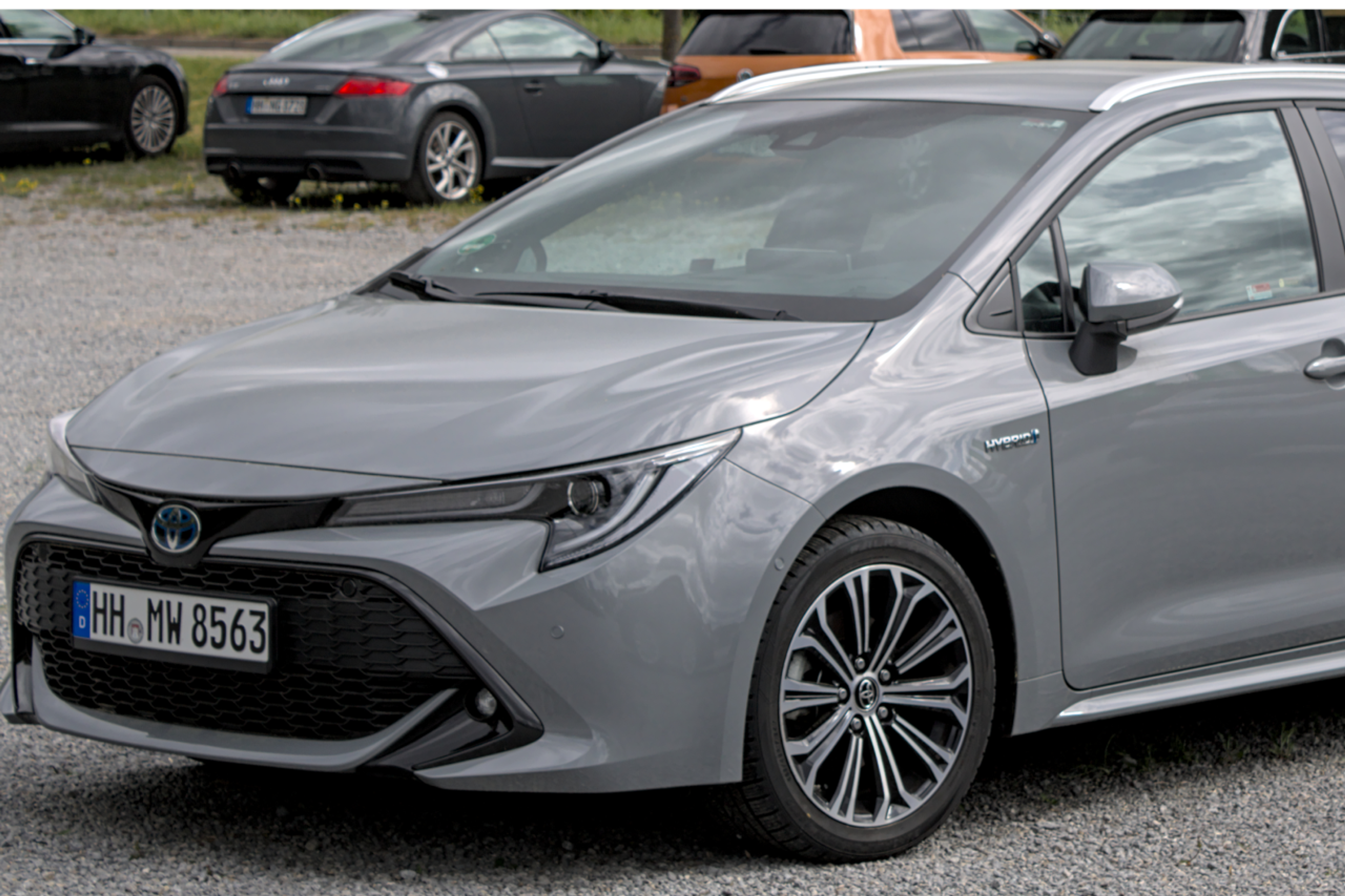 grey Toyota Corolla Touring Sports: