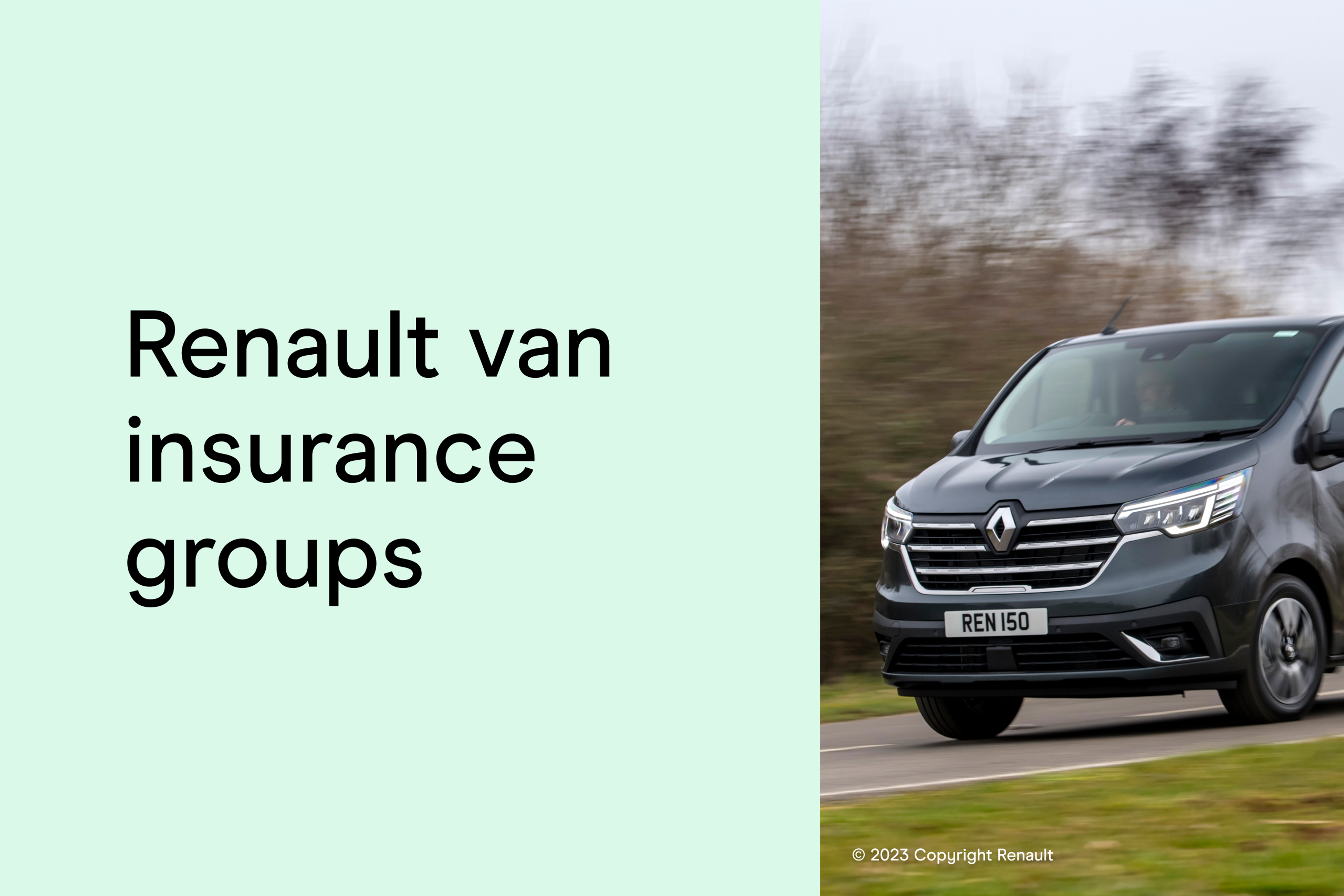 Renault van insurance groups