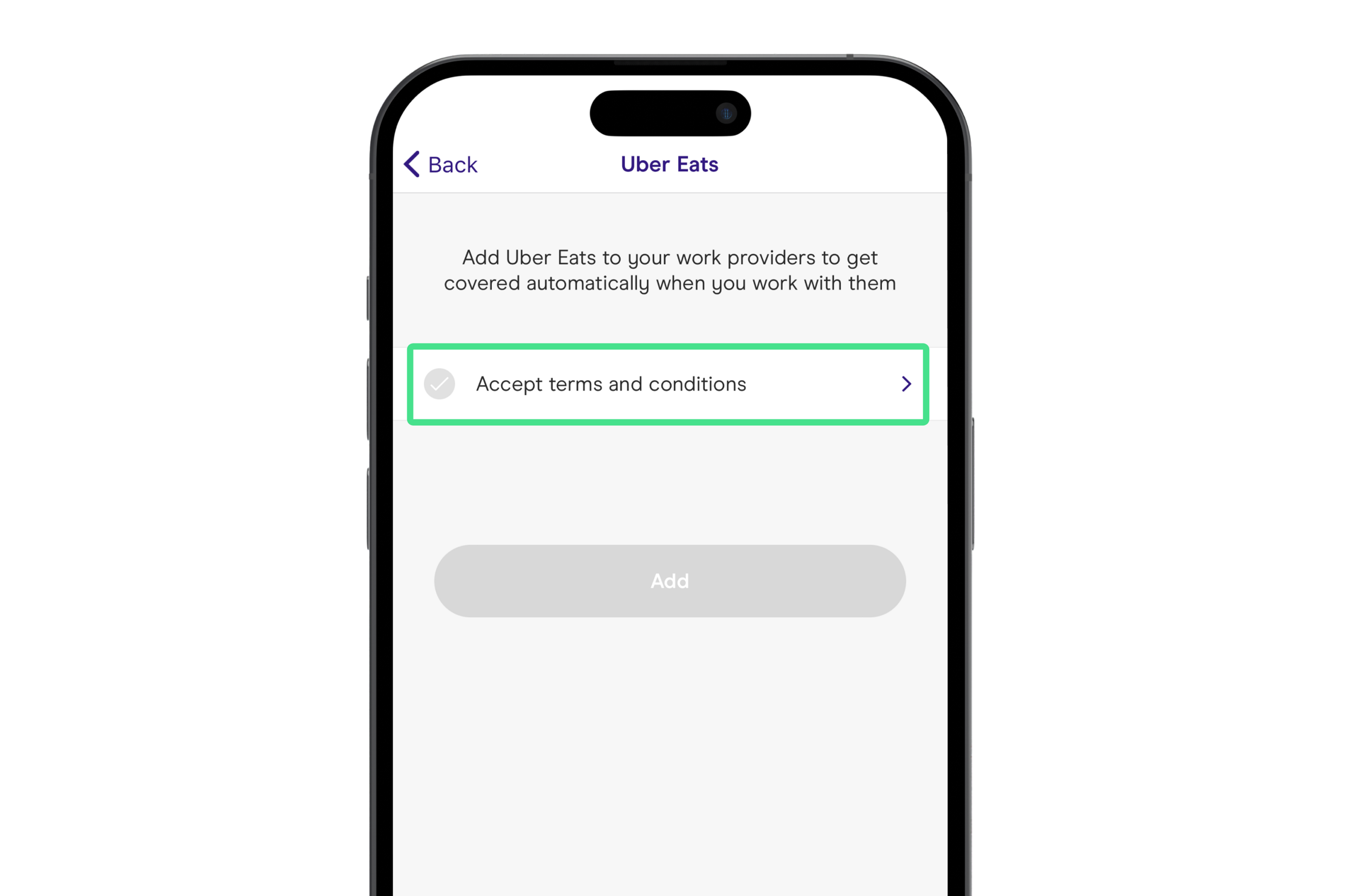 Image of the Zego Delivery app